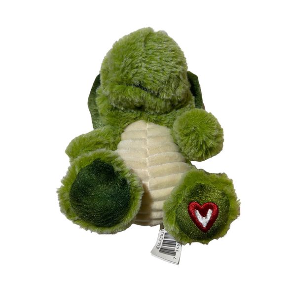 Kellytoy 2017 Triceratop Dinosaur 7” Plush Stuffed Animal Toy Heart Glitter Eyes - Picture 5 of 10